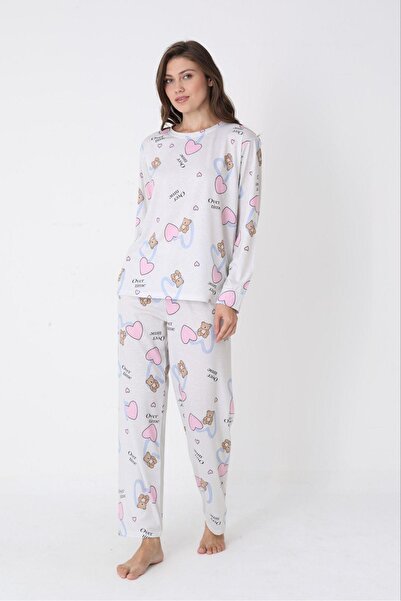 Silona Homewear Σετ Πιτζάμες Overtime Bear Heart