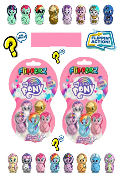 HOŞGARDENS Flipperz My Little Pony Lisanslı Figürlü Oyuncaklı Meyveli Şekerle...