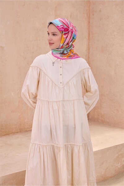 Belli Eșarfă de mătase cu model floral 4107D TWILL