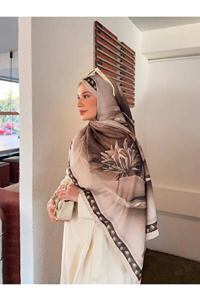 Mira İpek Desenli Pamuk Soft Şal Marline Serisi ps178