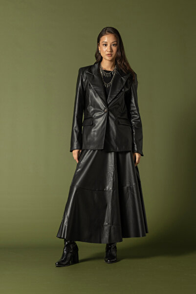 Nisan Кожено сако с един копче