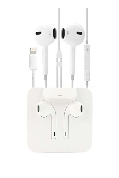 Generic سماعات رأس لايتنينج لأجهزة آيفون 7/8/X من آبل، باللون الأبيض