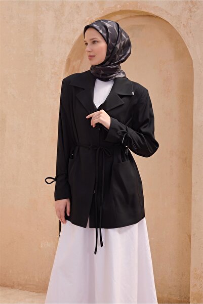 Belli Eșarfă de mătase cu model geometric 4117D TWILL