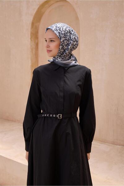 Belli Leopard Pattern Premium Soft Gray Scarf 13