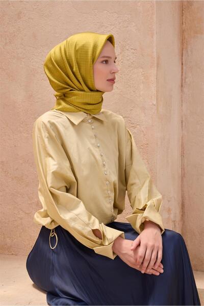 Belli Eșarfă de mătase cu model clasic 4104D TWILL