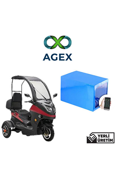 agex enerji Regal Raptor K1 Elektrikli Araba Bataryası 72 Volt 24 Ah LiFePO4 ...