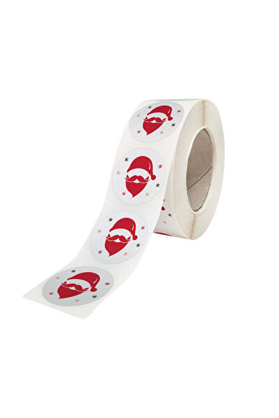 Papette Set 500 buc Etichetă autoadezivă/sticker cu Model Crăciun Holiday Remix