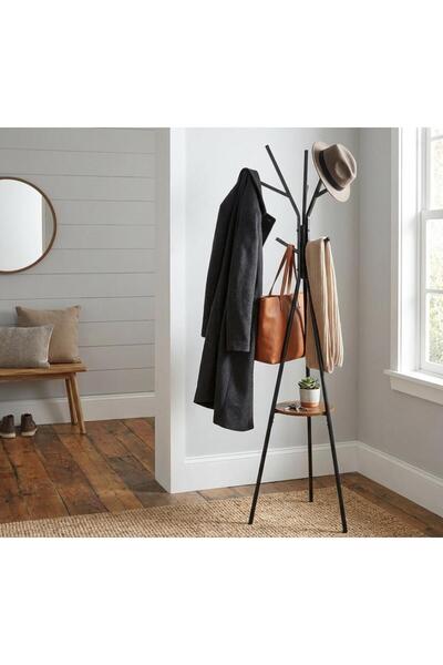 Palma homez علاقة معاطف بخطافات على شكل غصن - أسود