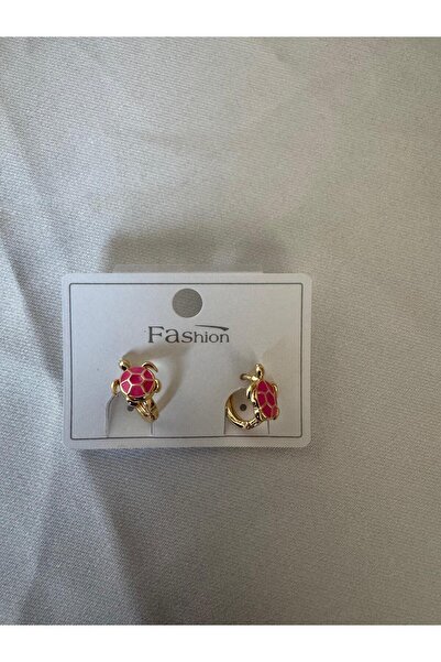 staristakı VİP ÇOCUK KÜPESİ PEMBE KAPLUMBAĞA