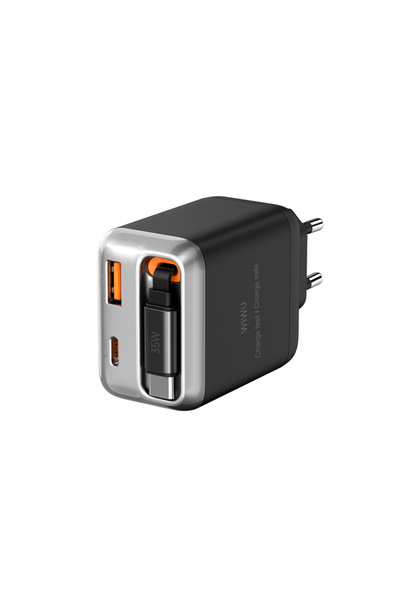 zore Wiwu Wi-G029 Helix Serisi Hızlı Şarj Başlığı USB-A to Type-C PD 35W Type...