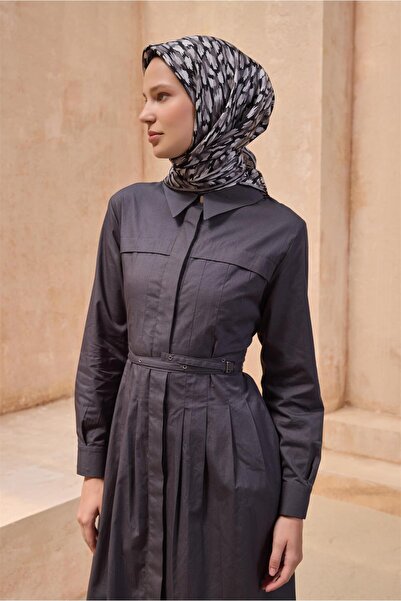 Belli Копринен шал с леопардов принт 4103D Twill