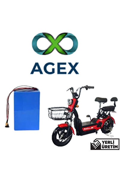 agex enerji Motolux F4 48 Volt 18 Ah LiFePO4 Batarya