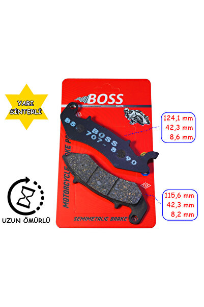 BOSS KUBA Chia 125 2021 - 2025 ÖN FREN BALATASI