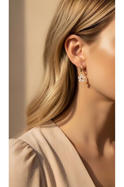 İNN JEWELLERY 316L Çelik Küpe Kararmaz Antialerjik Çiçek Figürlü (2 Yıl İthalatçı Garantili)