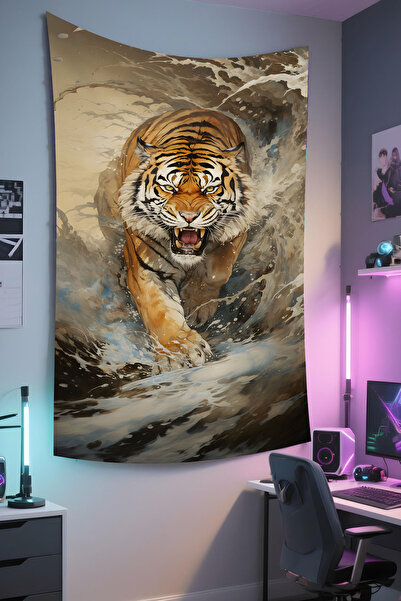 RUGRUMBA غطاء جداري للاعبين، بلايستيشن إكس بوكس ​​– موضوع حيواني، قماش عالي ا...