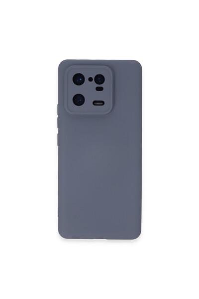 NewFace حافظة هاتف Xiaomi Mi 13 Pro مصنوعة من السيليكون المخملي الداخلي - رمادي