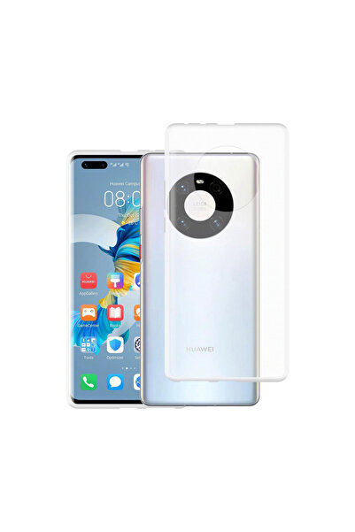 NewFace حافظة هواوي ميت 40 برو من السيليكون الشفاف الفاخر