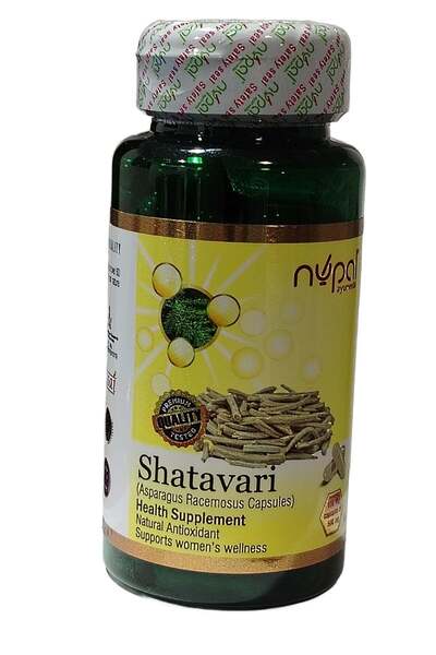 Nupal Remedies نوبال الأيورفيدا شاتافاري الهليون ريسموسوس، 100 كبسولة