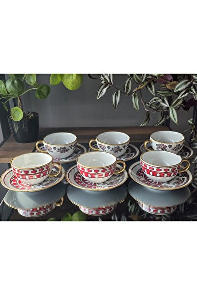 FERMATO Apollo 12 parça çay fincanı