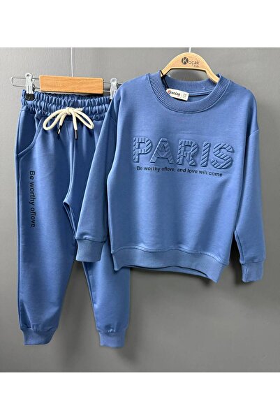 Koçak Kids Transitional Paris Seersucker Print 2-Thread Combed Cotton Pockete...