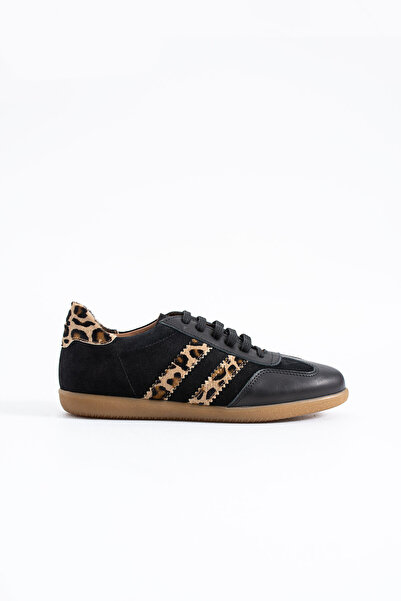 Siena Shoes Pantofi sport cu șireturi Atlas pentru femei, negri