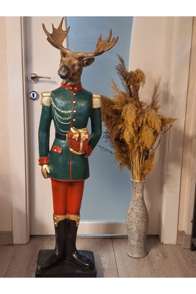 SAAY AKSESUAR BÜYÜK PROTOKOL GEYİK HEYKELİ 120 CM