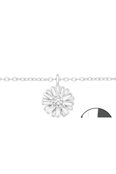 All4Silver Flower - Silver 925 Ankle Bracelet