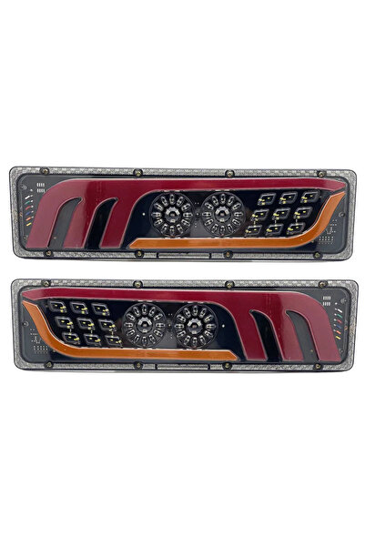 OEM Set stopuri spate, triplu LED 33cm, 5 funcții, pentru remorcă, camion și remorcă, 12-24V, universale