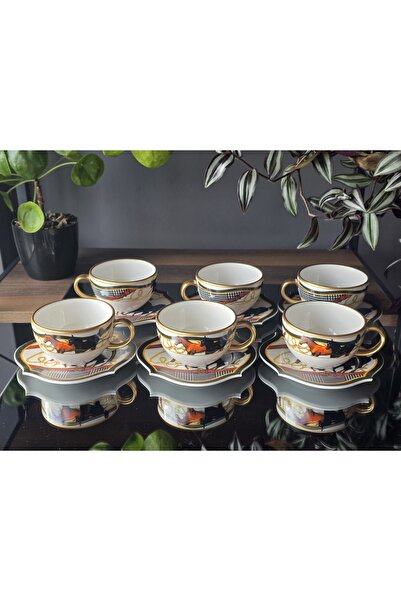 FERMATO Hipotrom 12 Parça Çay Fincanı