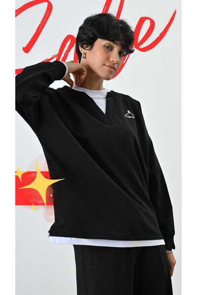 Özgürbutik Imported Two-Color Sweat Seasonal