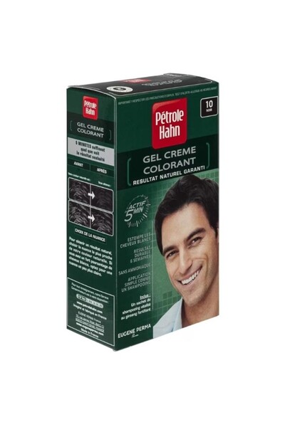PETROLE HAHN Vopsea de Par pentru Barbati Petrole Hahn, Nr. 10, Negru, 35 ml
