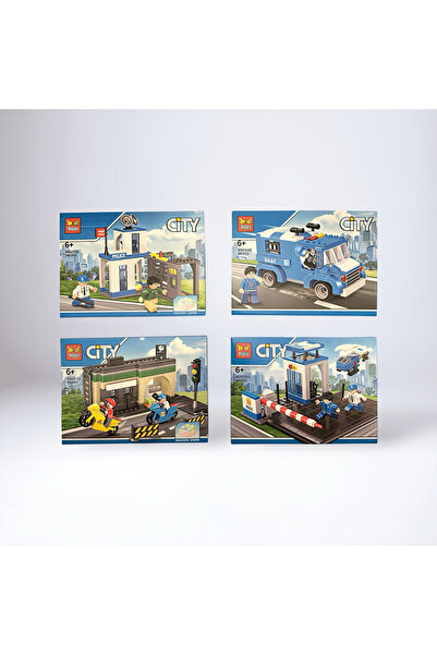 Universul Jucăriilor LEGO City 995 Piece Construction Set – 4-in-1 Urban Police, Buildings, Vehicles and Figures, 6+