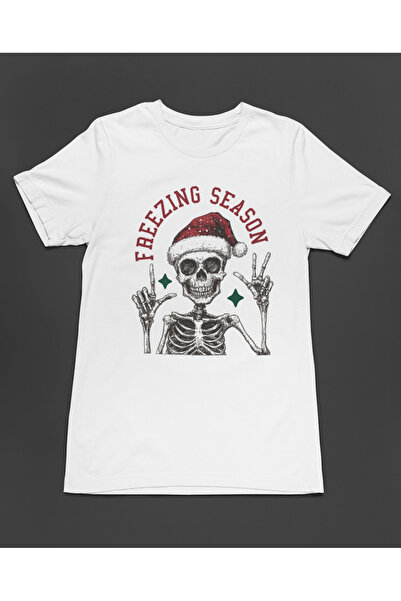 Bumeta Tricou unisex cu tematică de Crăciun, sezonul de îngheț, tricou