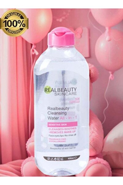 real beauty ماء منظف لإزالة المكياج، 400 مل