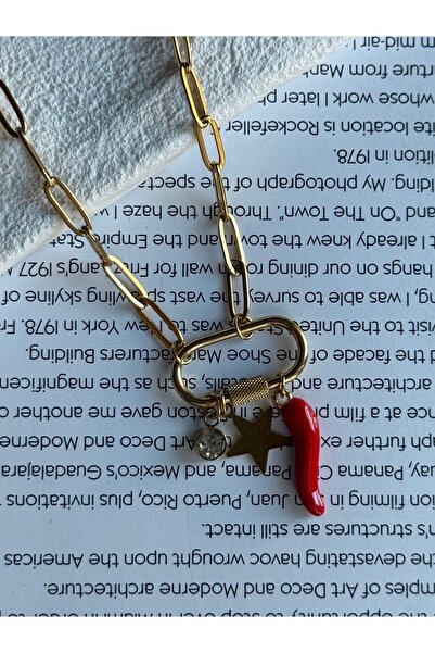 Rossetto Atelier Paslanmaz Çelik Cornicello (Biber) Kolye