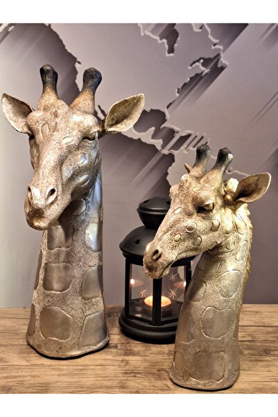 SAAY AKSESUAR AFRİKA ZÜRAFA KAFASI BÜSTÜ SETİ