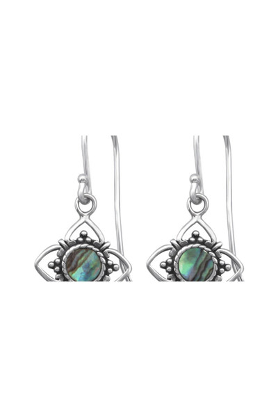 All4Silver Flower - Silver 925 Earrings without Stones