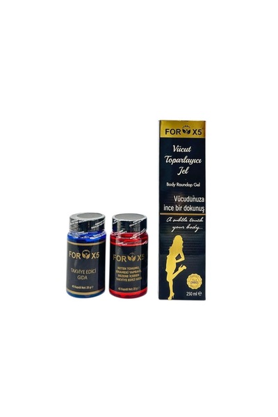 FORX5 Vücut Sıkılaştırıcı Bitkisel Jel – Form Kontrolüne Yardımcı Bitkisel Ka...