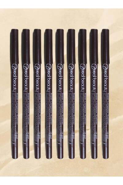 Reel Beauty 9 أقلام حواجب مقاومة للماء، لون بني