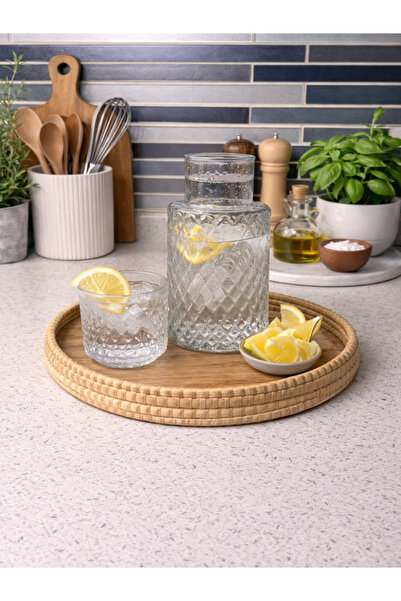 GACASA El Yapımı Kafes Tipi Başucu Sürahisi