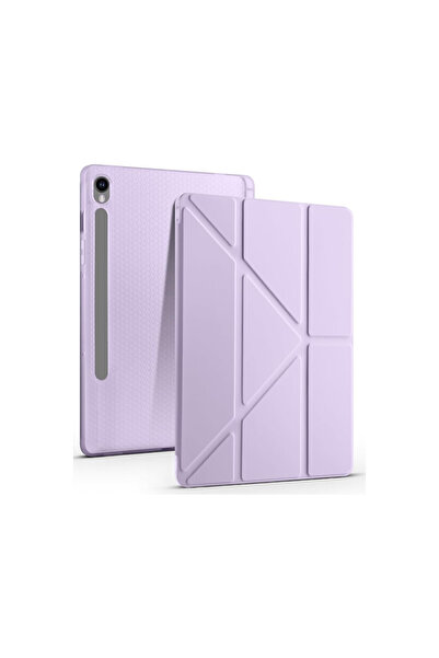 NewFace حافظة تابلت سامسونج جالاكسي تاب إس 10 إف إي بلس 13.1 مع حامل قلم - أرجواني