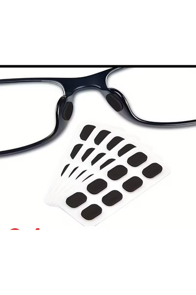 Vision Siyah yumuşak köpük burun pedleri 4 çift