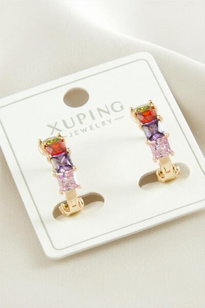 ZERO LAND 1613205749 أقراط فاخرة من الزركون من شوبينغ (210532) مصنوعة من الفو...