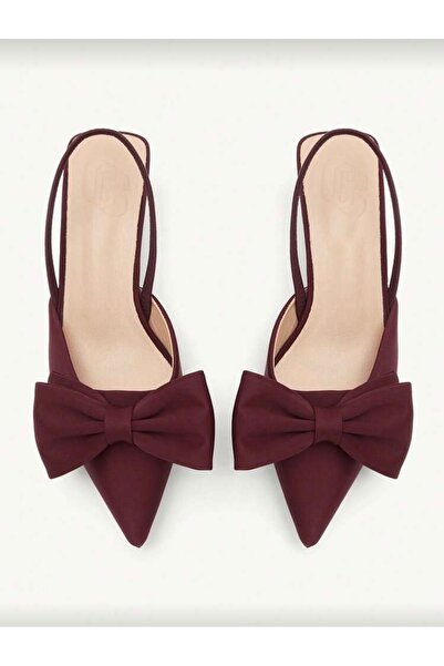 ELEVAM Дамски обувки с висок ток и панделка