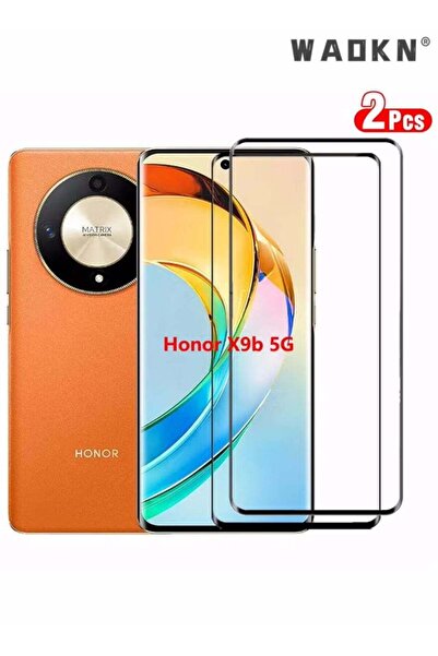WAOKN قطعتان من الزجاج المقوى لحماية شاشة هاتف Honor X9b 5G