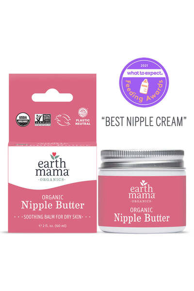 Earth Mama زبدة حلمات عضوية