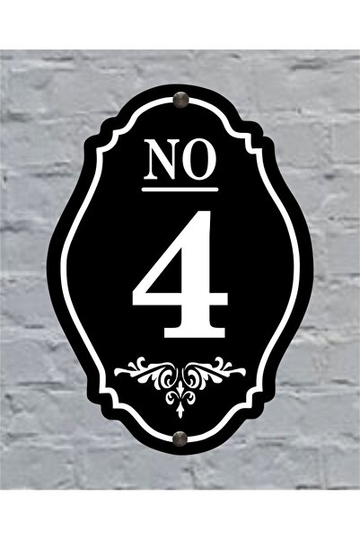 zafrakreklam SİTE- APARTMAN- KAPI - VİLLA - DUVAR NUMARASI 25x18CM DIŞ MEKAN ...