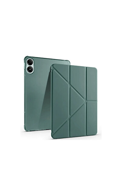 NewFace حافظة تابلت ريدمي باد إس إي 4 جي مارس مع حامل قلم - أخضر داكن