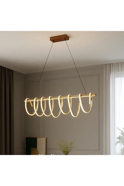 Alkaraz spiral wave chandelier