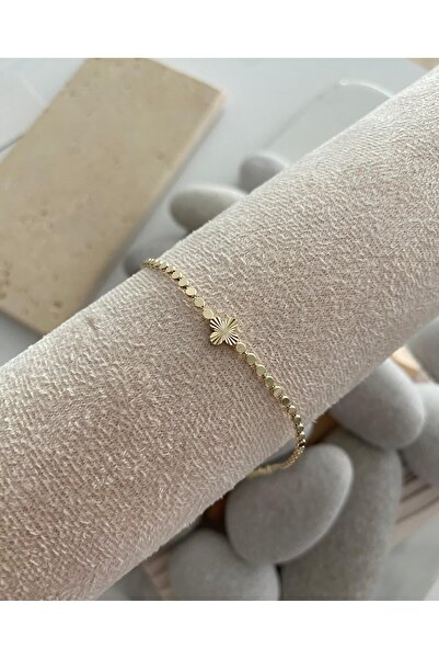 Mirenya Kadın 14k Altın Kaplama Bileklik Van Cleef Minimal Model